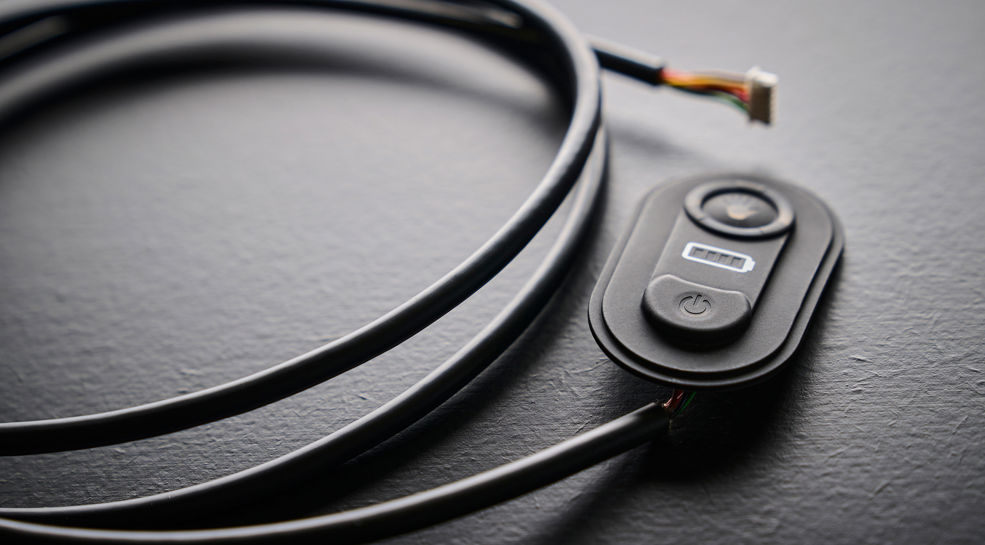 Complete HMI solution with silicone rubber keypad, PCB and cables